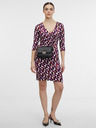 Orsay Vijolična ženska vzorčasta obleka ORSAY
