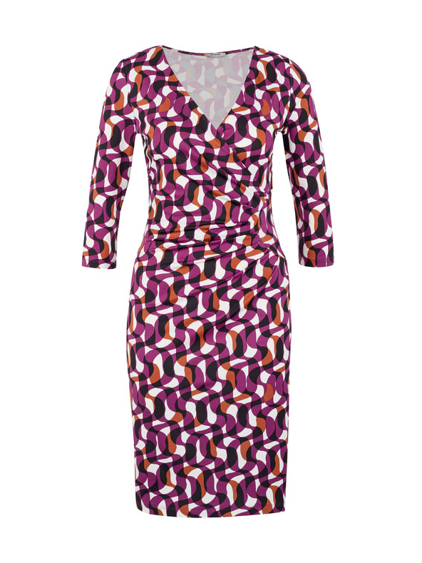 Orsay Vijolična ženska vzorčasta obleka ORSAY