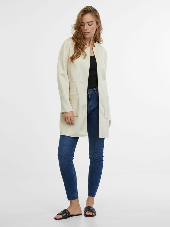 Orsay Bež ženska usnjena jakna ORSAY