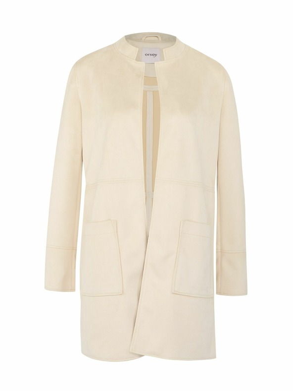 Orsay Bež ženska usnjena jakna ORSAY