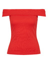 Orsay Rdeča ženska majica s kratkimi rokavi ORSAY
