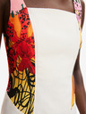 Desigual Desigual x M. Christian Lacroix Marbella kremna ženska obleka