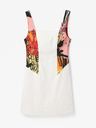 Desigual Desigual x M. Christian Lacroix Marbella kremna ženska obleka