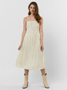 Vero Moda Kremasta obleka VERO MODA Helyn