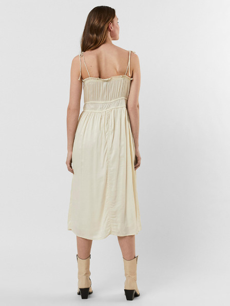 Vero Moda Kremasta obleka VERO MODA Helyn