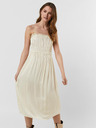 Vero Moda Kremasta obleka VERO MODA Helyn