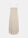 Vero Moda Kremasta obleka VERO MODA Helyn