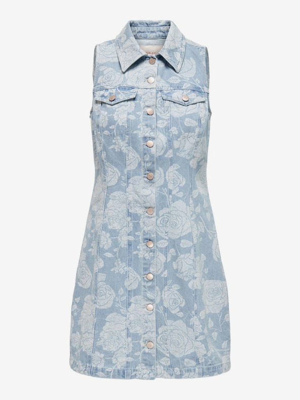 ONLY Svetlo modra ženska srajca iz džinsa ONLY Zindy