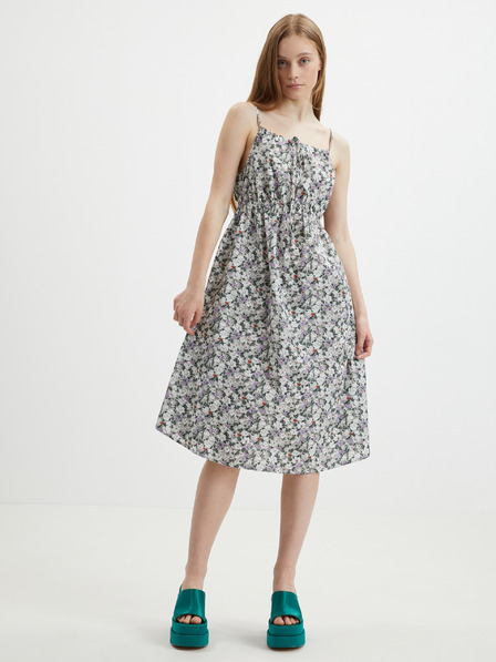 Vero Moda Zelena cvetlična obleka VERO MODA Joa