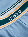 Ombre Clothing Klasične moške boksarice z okrasnim elastičnim pasom Ombre Clothing