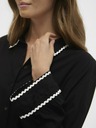 Vero Moda Črna ženska srajca Vero Moda Bumpy