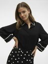 Vero Moda Črna ženska srajca Vero Moda Bumpy