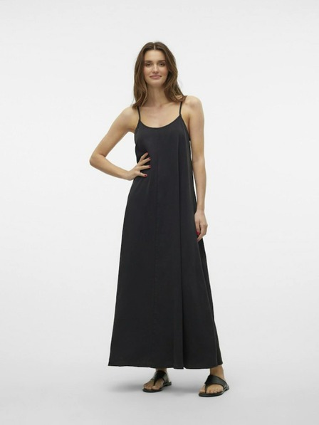 Vero Moda Črna ženska maksi obleka Vero Moda Harper