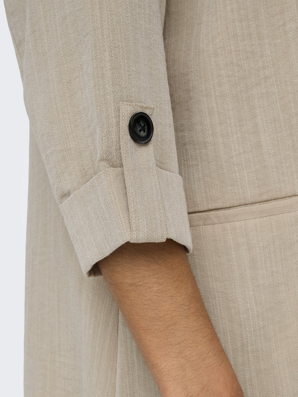 ONLY Bež ženski črtasti suknjič ONLY Marsa