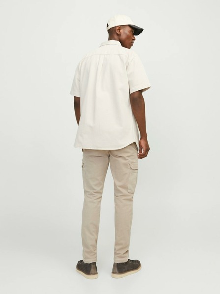 Jack & Jones bež moške tovorne hlače Jack & Jones Marco