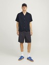 Jack & Jones Temno modra moška majica s kratkimi rokavi Jack & Jones Aaron