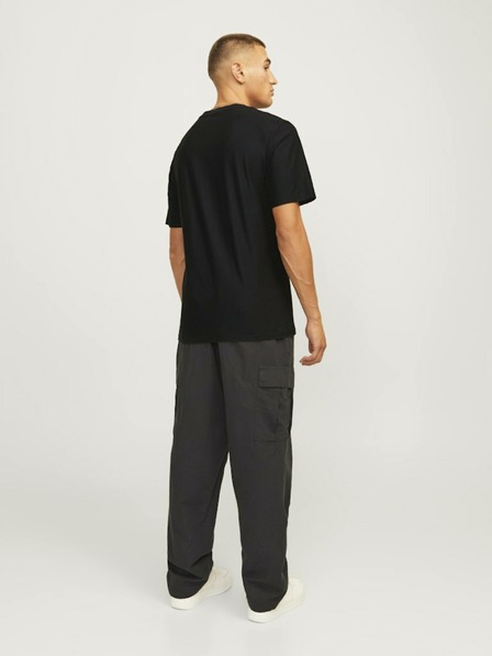 Jack & Jones Črna moška majica Jack & Jones Aruba