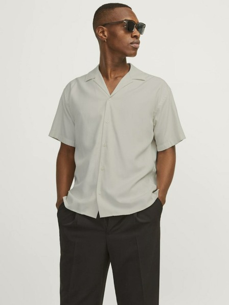 Jack & Jones Bež Moška majica s kratkimi rokavi Jack & Jones Aaron
