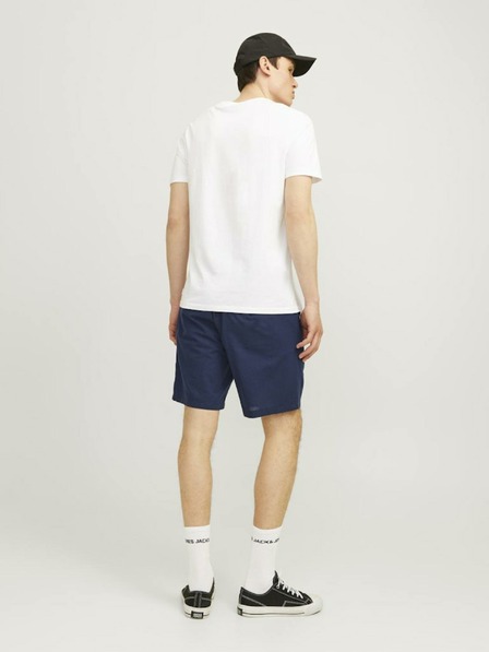 Jack & Jones Temno modre moške hlače chino s platnom Jack & Jones Ace