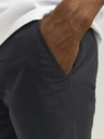 Jack & Jones Črne moške hlače chino s platnom Jack & Jones Ace