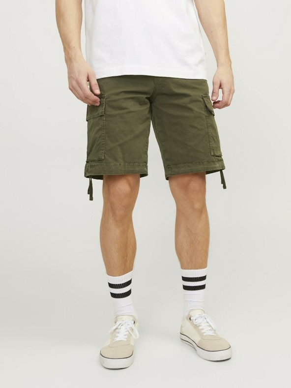 Jack & Jones Khaki Moške hlače Jack & Jones Cole