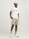 Jack & Jones Bež moške hlače Jack & Jones Bowie chino