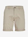 Jack & Jones Bež moške hlače Jack & Jones Bowie chino