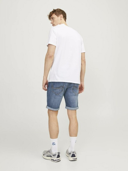Jack & Jones Modre moške kratke hlače iz džinsa Jack & Jones Rick