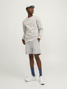 Jack & Jones Svetlo sive moške športne hlače Jack & Jones Gordon