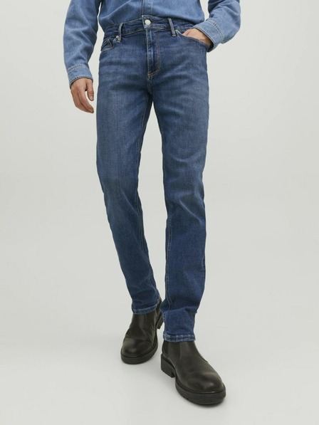 Jack & Jones Temno modre moške slim fit kavbojke Jack & Jones Clark