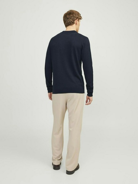 Jack & Jones Temno moder moški pulover Jack & Jones Cigor