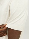 Jack & Jones Kremasta moška polo majica Jack & Jones iz lanene mešanice