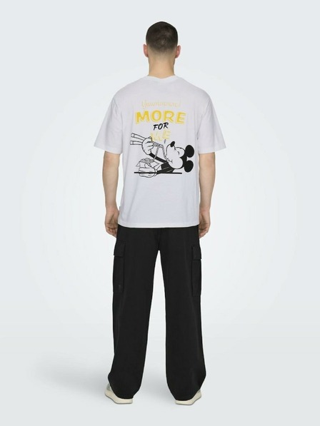 ONLY & SONS Bela moška majica ONLY & SONS Disney