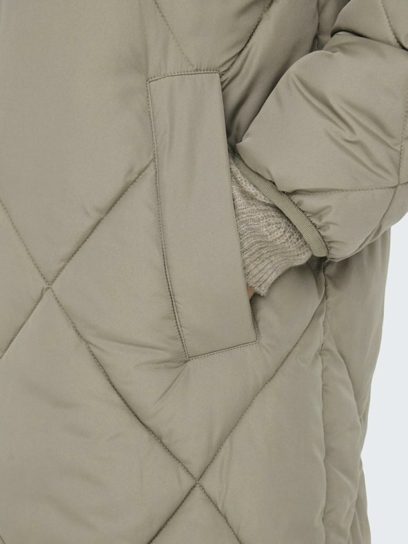 ONLY Bež Ženski prešiti plašč ONLY New Tamara