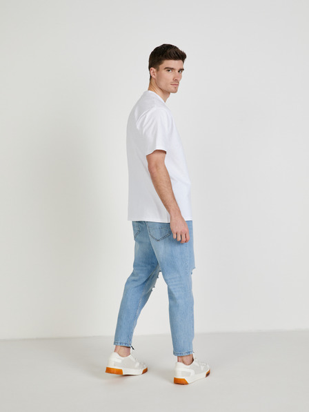 ONLY & SONS Bela osnovna majica ONLY & SONS Fred