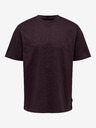 ONLY & SONS ONLY & SONS Fred bordo osnovna majica