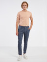 ONLY & SONS Temno modre moške kaste hlače chino ONLY & SONS Mark