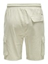 ONLY & SONS bež moške lanene hlače ONLY & SONS Sinus