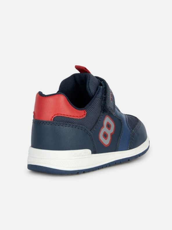 Geox Tmavo modrá chlapčenská členkové topánky Geox Rishon