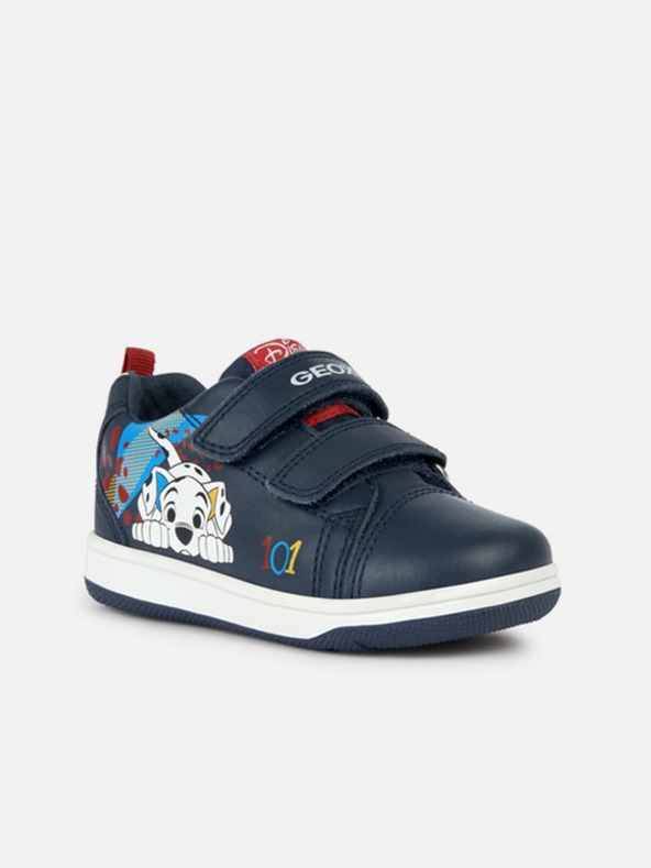 Geox Tmavo modré chlapčenské tenisky Geox New Flick