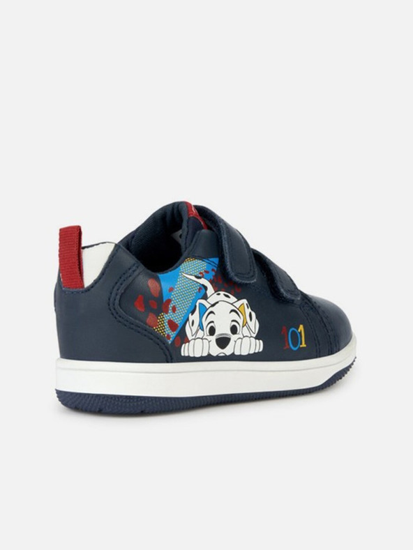 Geox Tmavo modré chlapčenské tenisky Geox New Flick