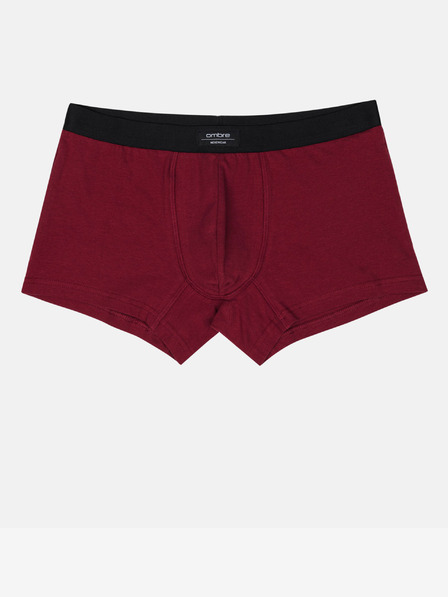 Ombre Clothing Moške bordo boksarske hlače Ombre Clothing