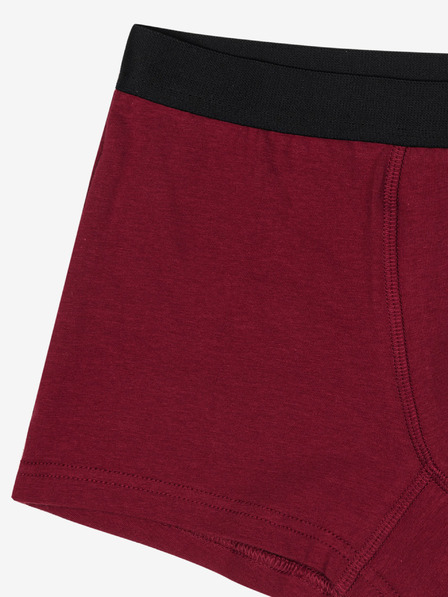 Ombre Clothing Moške bordo boksarske hlače Ombre Clothing