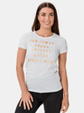 Sam 73 Bela ženska majica s potiskom SAM 73 Penny