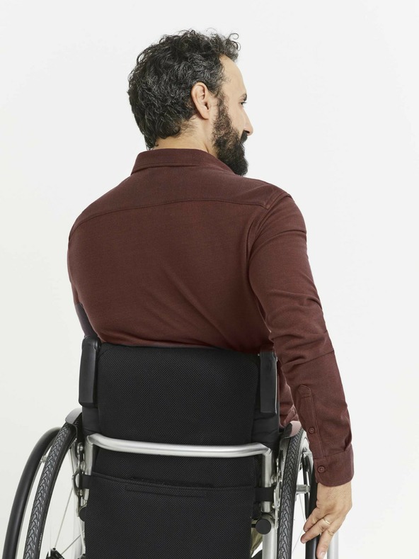 Celio Moška srajca z žepom v bordo barvi Celio