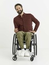 Celio Moška srajca z žepom v bordo barvi Celio