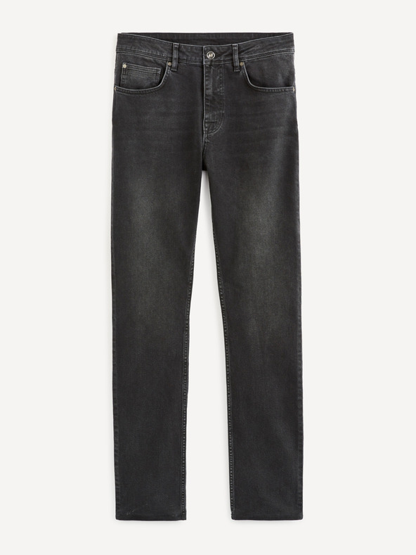 Celio Črne ravne kavbojke Celio Voblack5