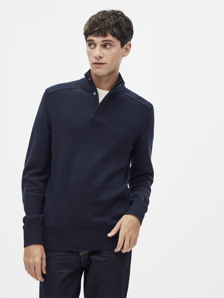 Celio Temno moder pulover Celio Serome