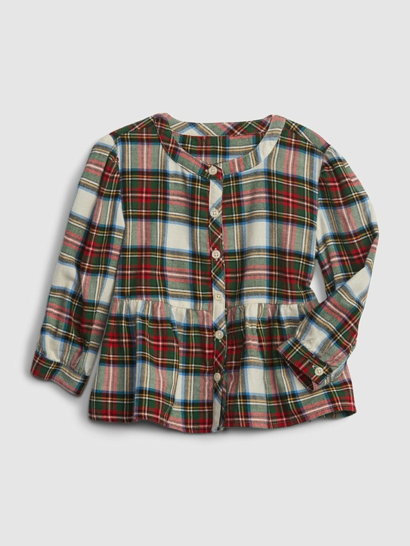 GAP Dojenčkov srajčni top peplum GAP
