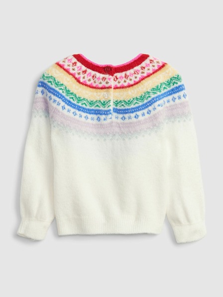GAP Baby pleteni pulover z vzorcem GAP